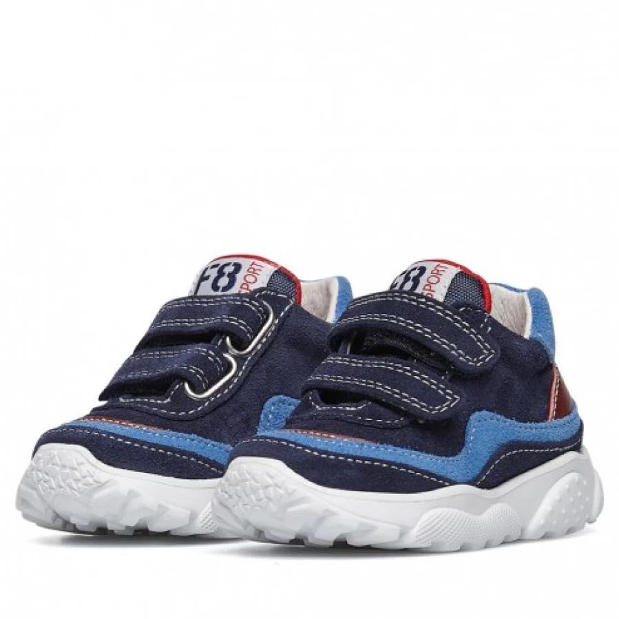 FALCOTTO Navy Suede Amantea Vl. Sneakers for Men - Comfortable Casual Shoes