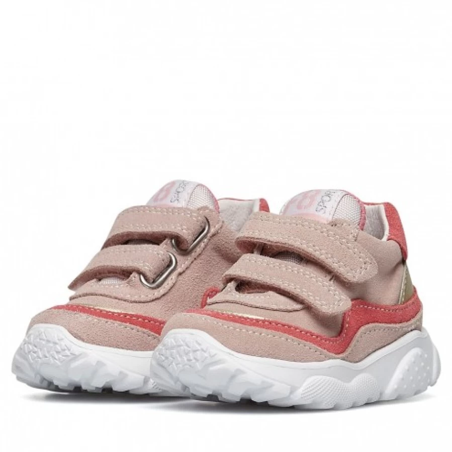 FALCOTTO Amantea VL Suede Pink Sneakers for Women - Lightweight Comfortable Casual Shoes